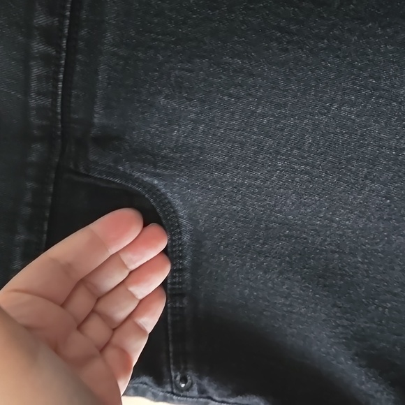 OLD NAVY black pull-on jeans. Women's sz 20. - Picture 4 of 8